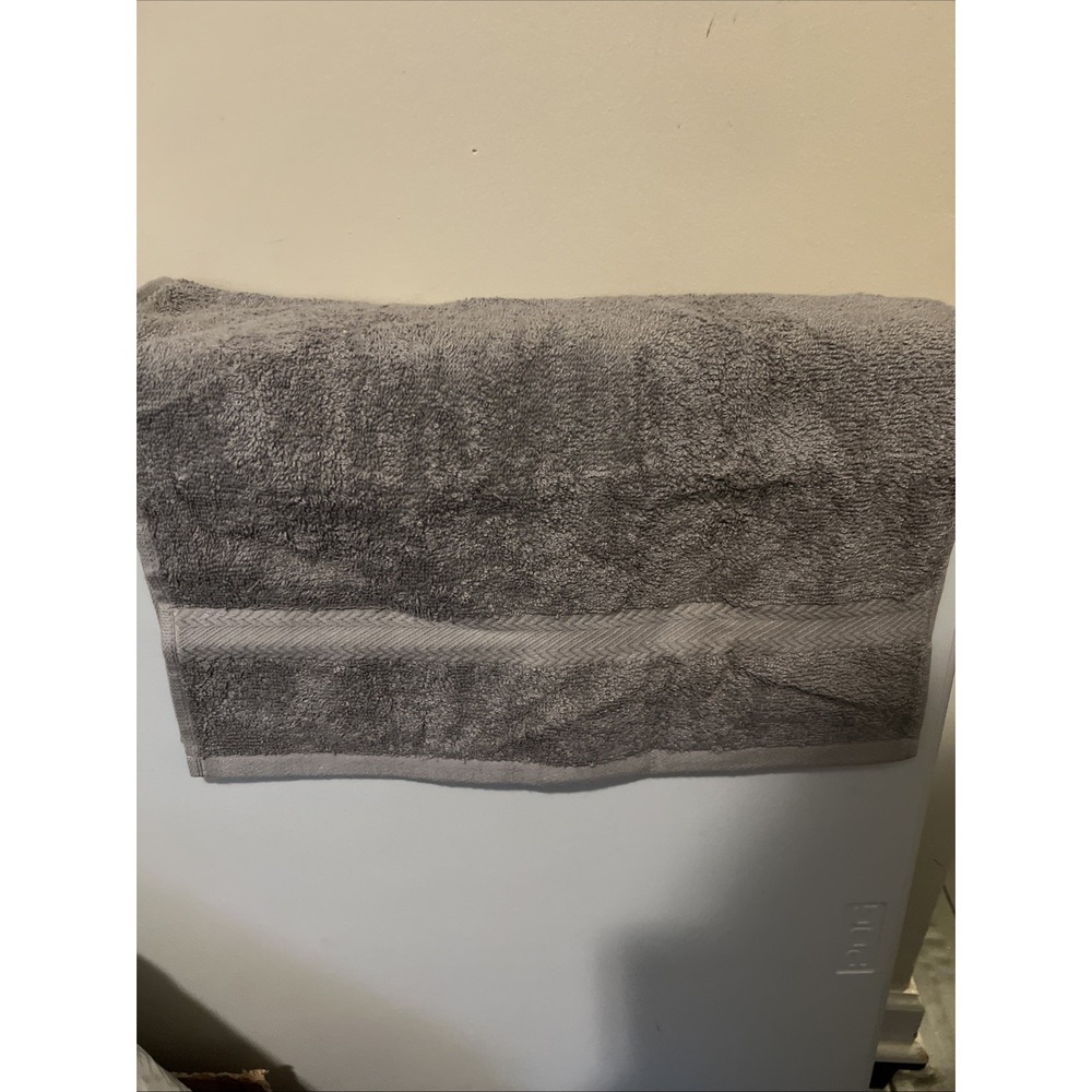 Tommy Hilfiger Steel Gray Hand Towel 100% Cotton NWT